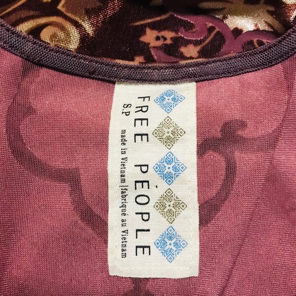 Free People Velvet Burnout Dress - Picture 5 of 6